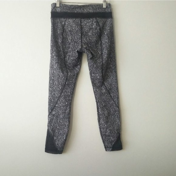 Lululemon Inspire Tight II - Suited Jacquard Black White / Black Size 6 - Picture 3 of 14